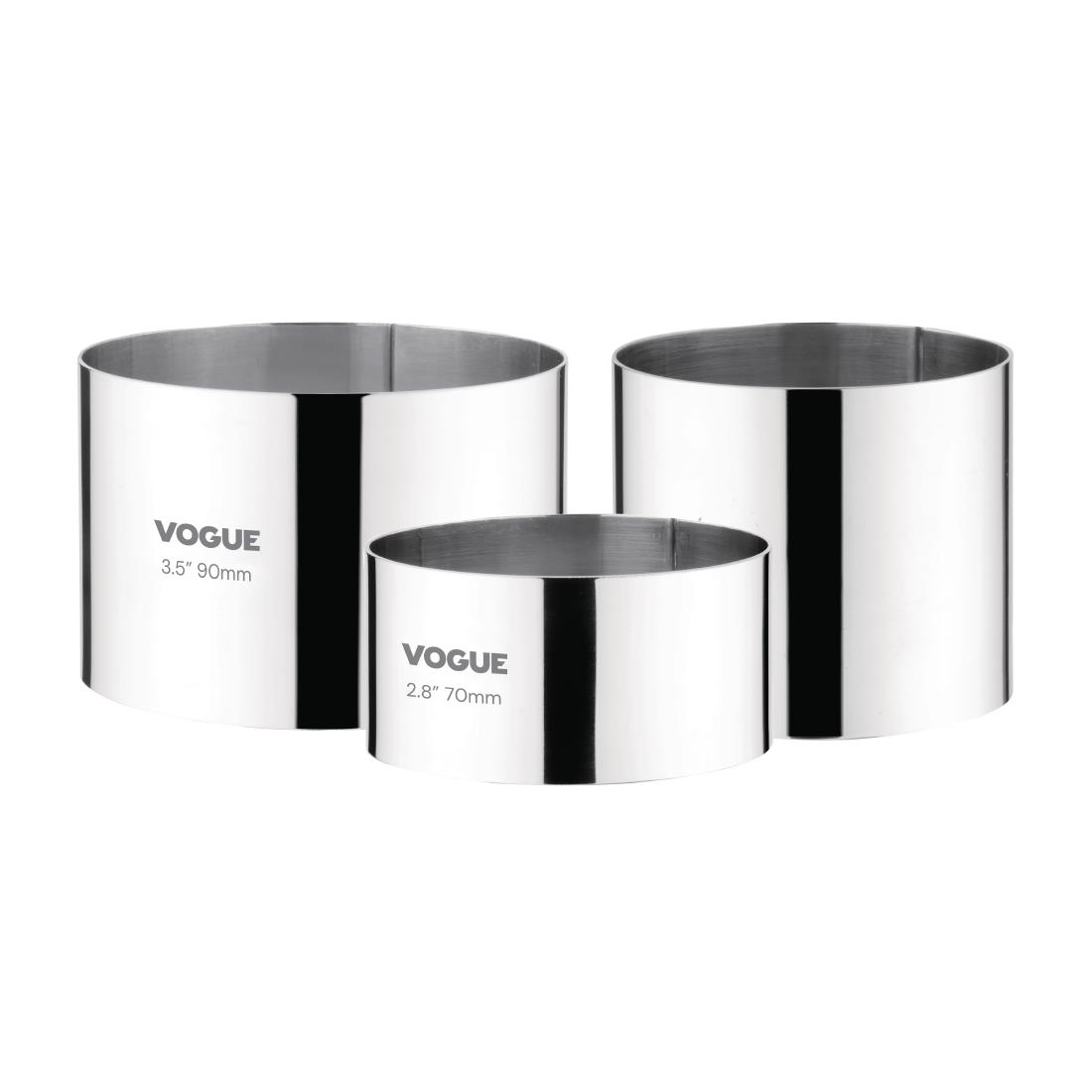 "Vogue Mousse Ring St/St - 70x60mm 2 3/4x2 1/4""" - Image 5
