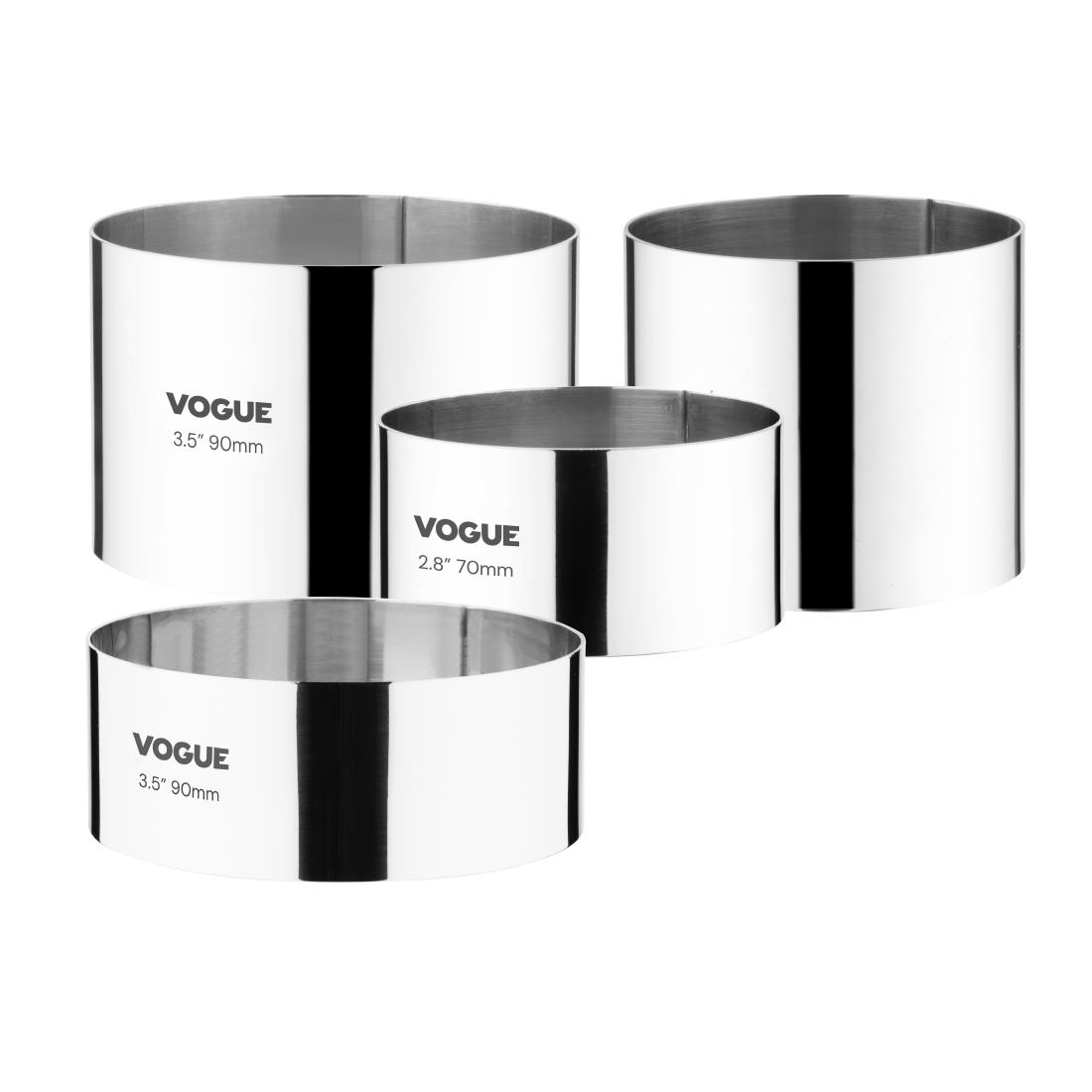 "Vogue Mousse Ring St/St - 90x35mm 3 1/2x1 1/4""" - Image 5