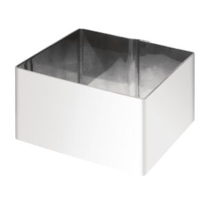 "Vogue Mousse Square St/St - 60x60x35mm 2 1/4x2 1/4x1 1/4"""
