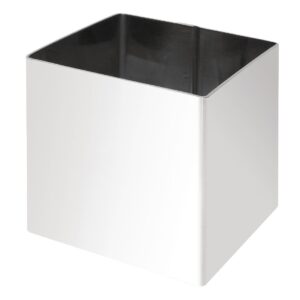 "Vogue Mousse Square St/St - 60x60x60mm 2 1/4x2 1/4x2 1/4"""