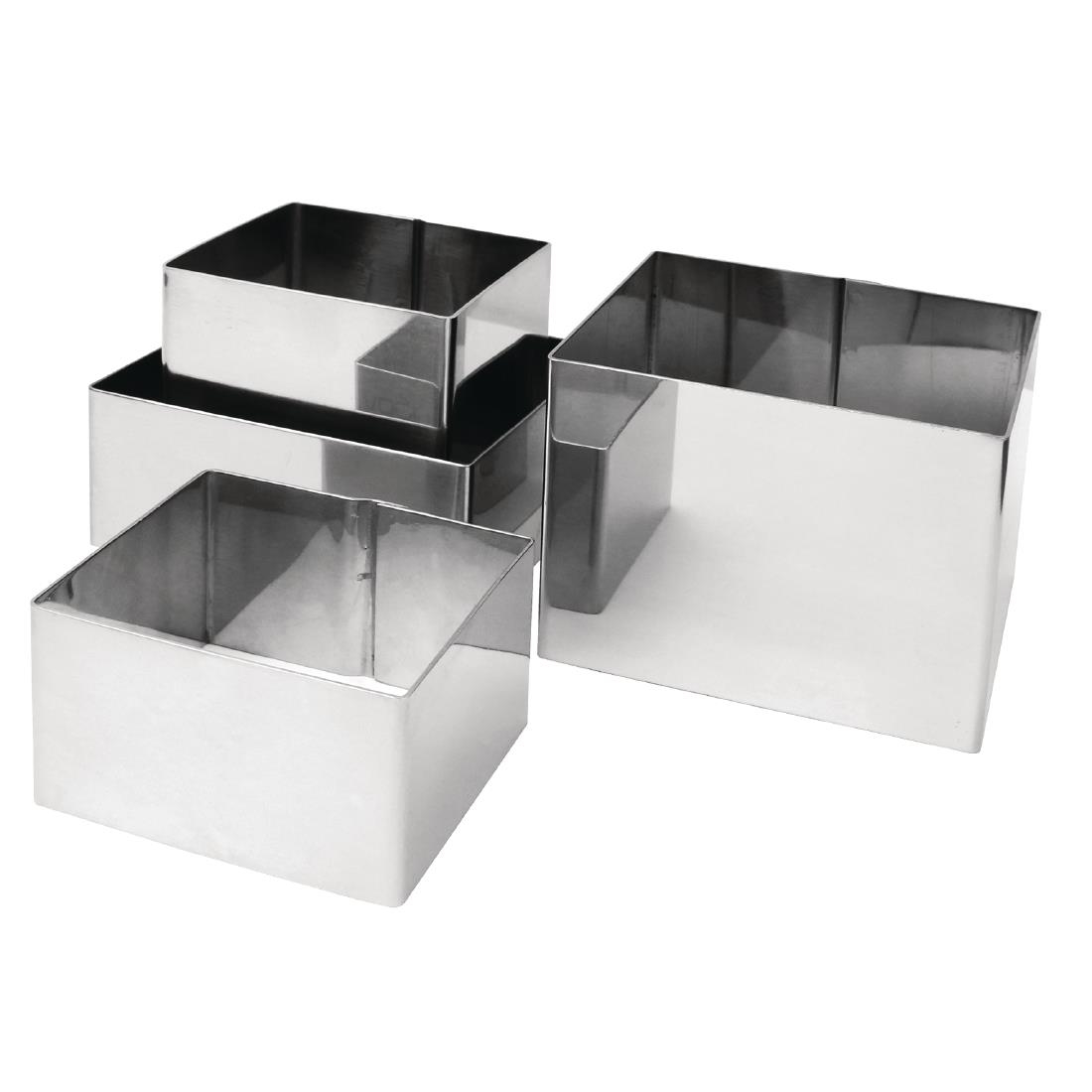 "Vogue Mousse Square St/St - 60x60x60mm 2 1/4x2 1/4x2 1/4""" - Image 2