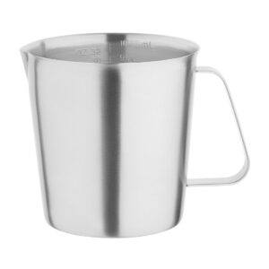Vogue Stainless Steel Measuring Jug - 1Ltr