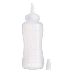 Araven Squeeze Mini Sauce Bottle White - 250ml