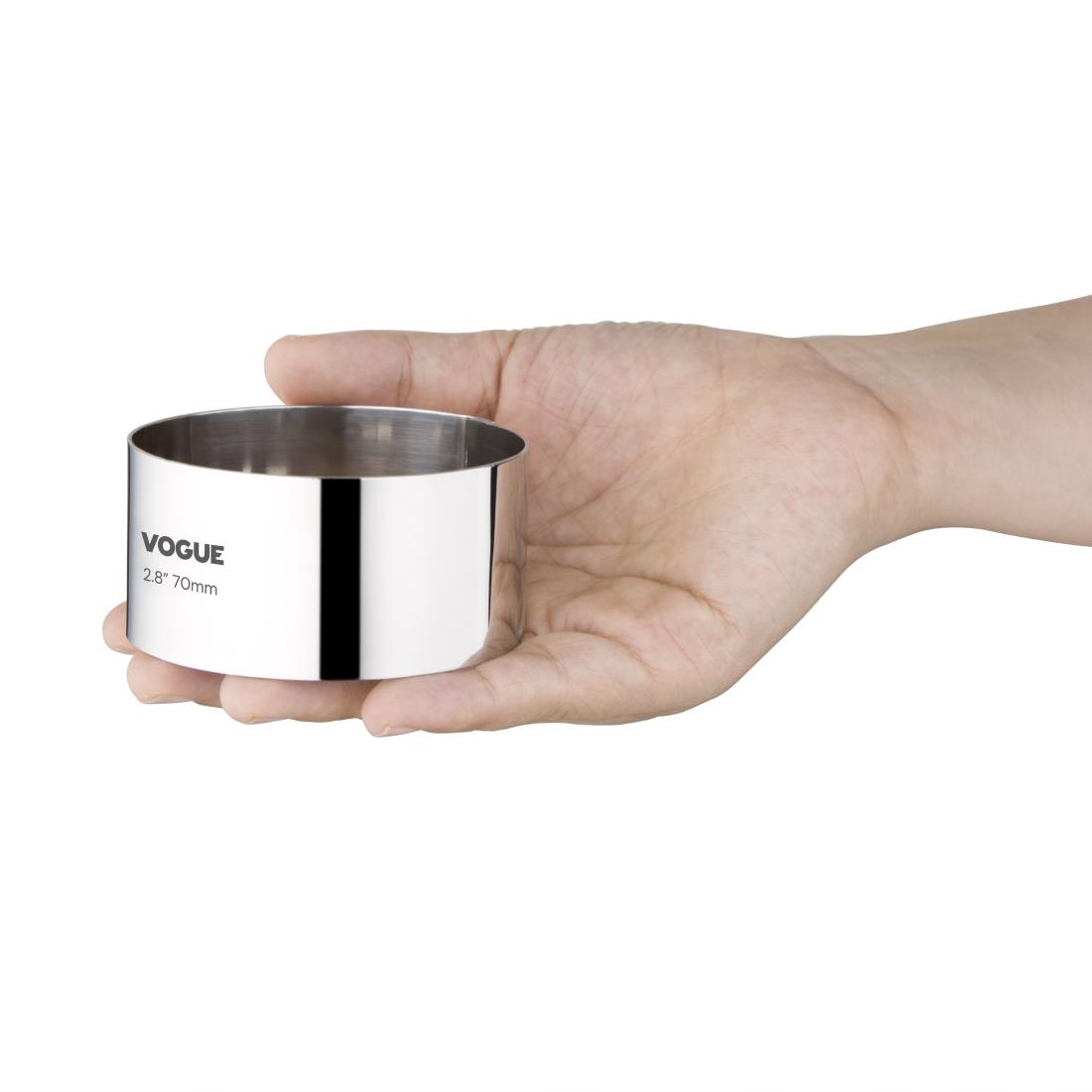 "EDLP Vogue Mousse Ring St/St - 70x35mm 2 3/4x1 1/3""" - Image 2