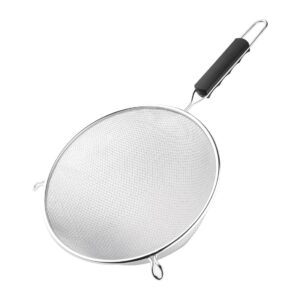 "Vogue Double Mesh Sieve Black Handle - 260mm 10"""