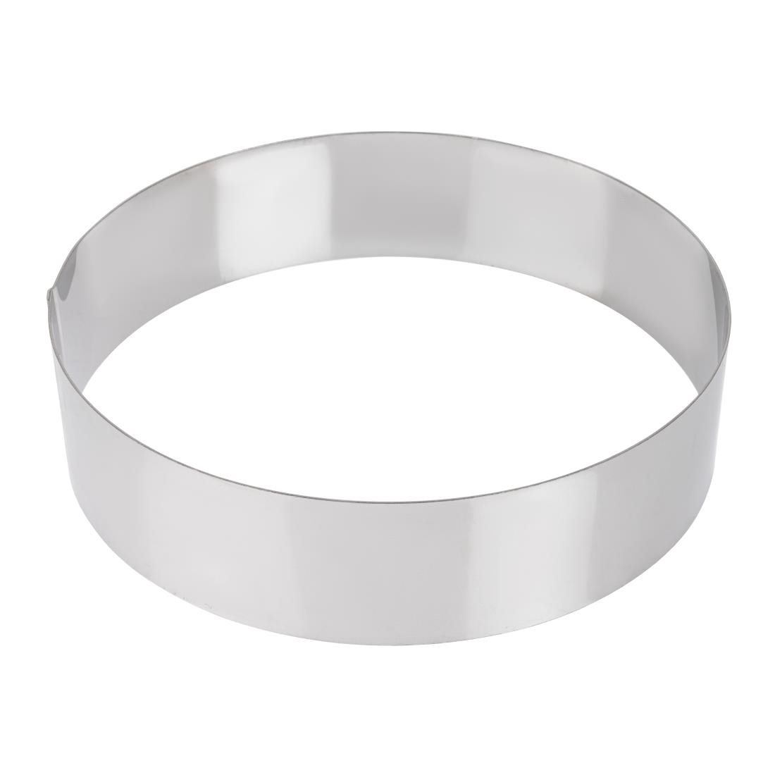 De Buyer St/St Mousse Ring - 240mm dia x 60mm