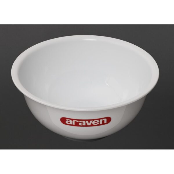 Araven White Mixing Bowl - 4.5Ltr 28cm