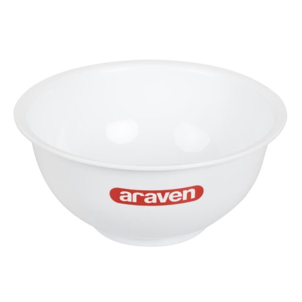Araven White Mixing Bowl - 4.5Ltr 28cm - Image 3