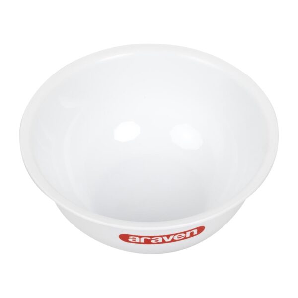 Araven White Mixing Bowl - 4.5Ltr 28cm - Image 4
