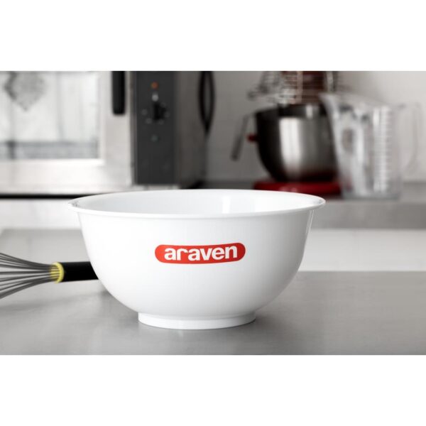 Araven White Mixing Bowl - 4.5Ltr 28cm - Image 7